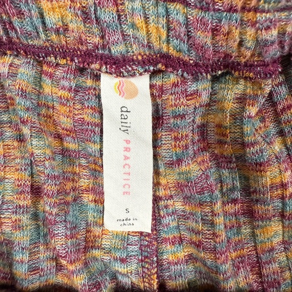 Daily Practice Anthropologie Pants Womens Small Space Dyed Flouncy Wide Leg - Picture 12 of 13